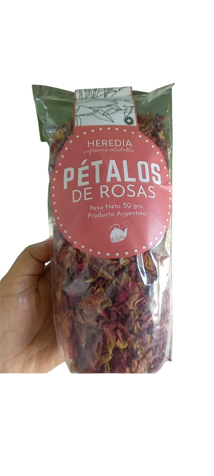 PETALOS DE ROSA INFUSIÓN HEREDIA x 50 gr
